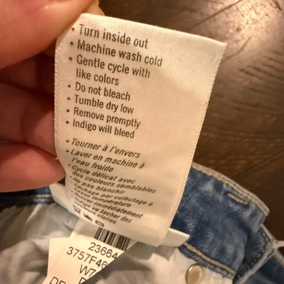 PAIGE Hoxton Ankle Skinny Jeans 28 Distressed Raw Hem - Picture 11 of 12